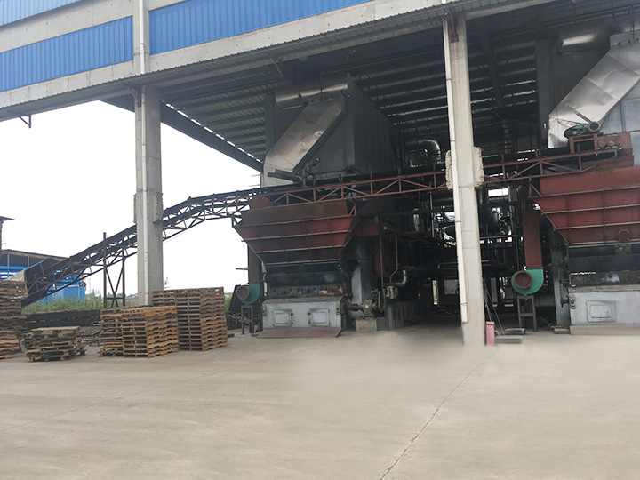 Grate heat transfer oil furnace