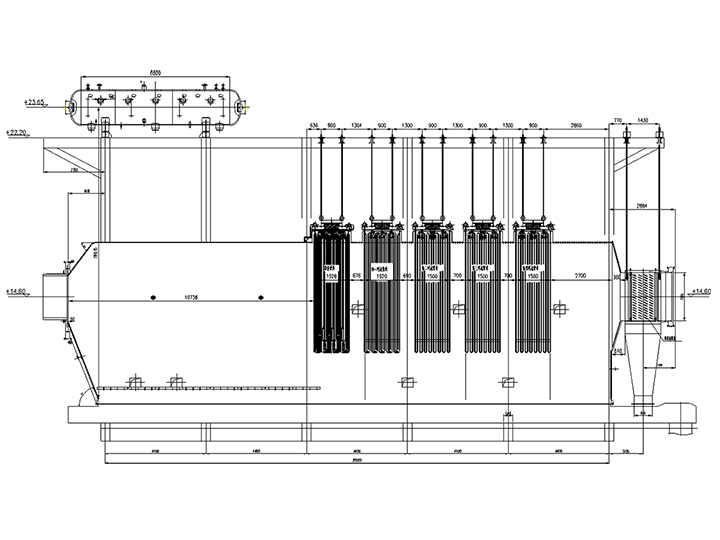 Non-ferrous metallurgical waste heat boiler