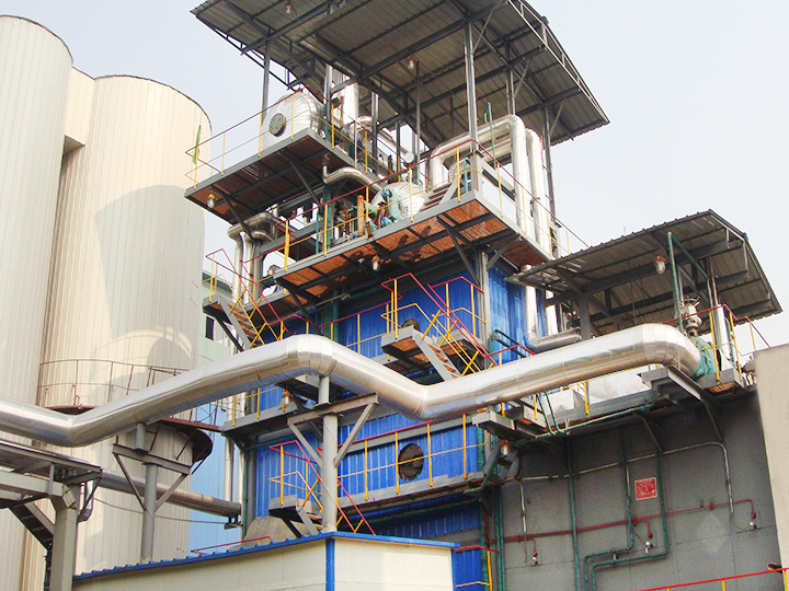 Steel coking waste heat boiler